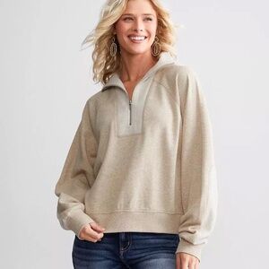 Z SUPPLY EMERY CONTRAST QUARTER ZIP